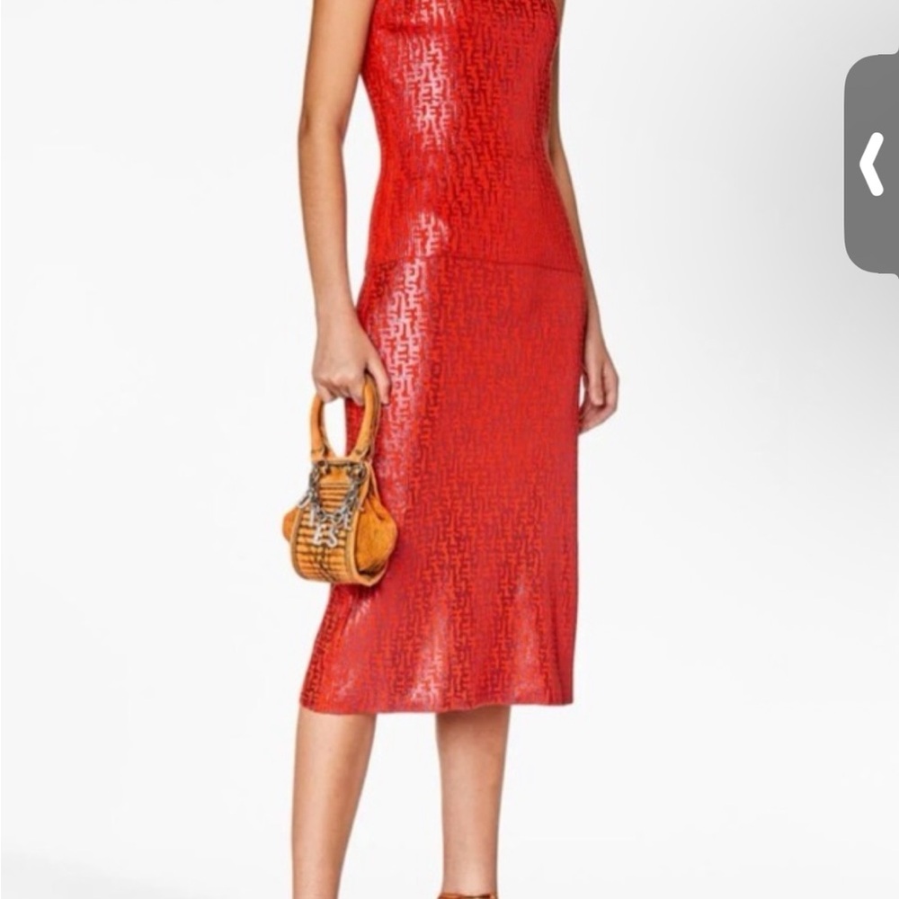 Diesel Vibrant Red Pencil Skirt - Picture 2 of 4